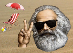 Marx à la plage